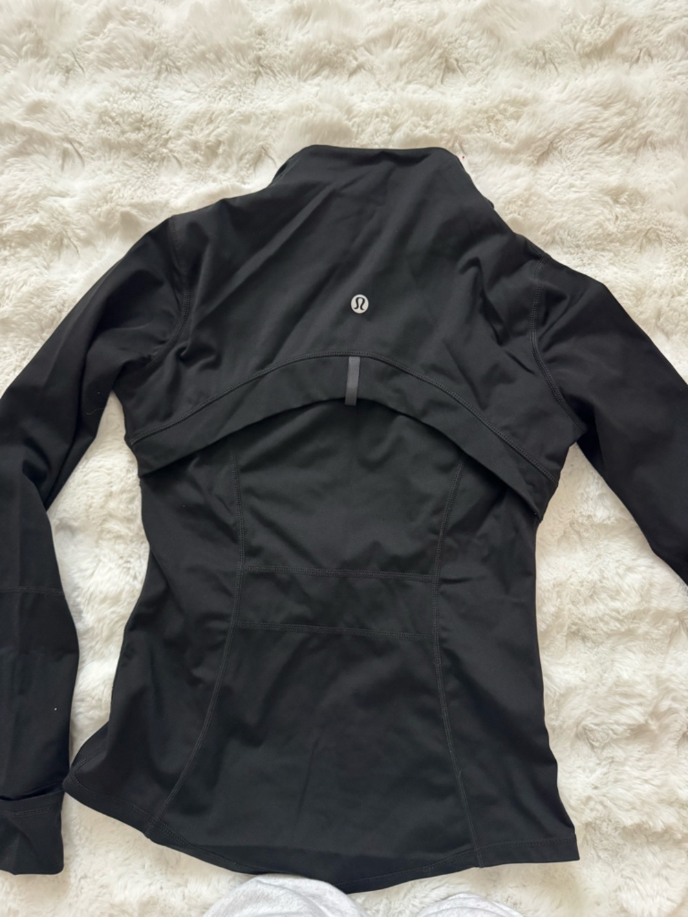 Black Active Zip Jacket with Gold Hardware - Picture 3 of 3